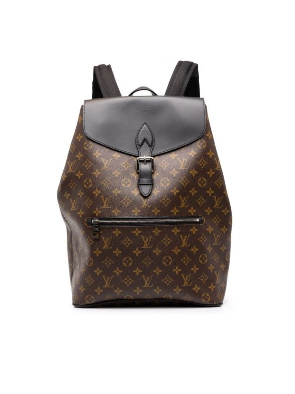 Louis Vuitton Monogram Macassar Sac a Dos Bosphore Backpack Brown Black Leather